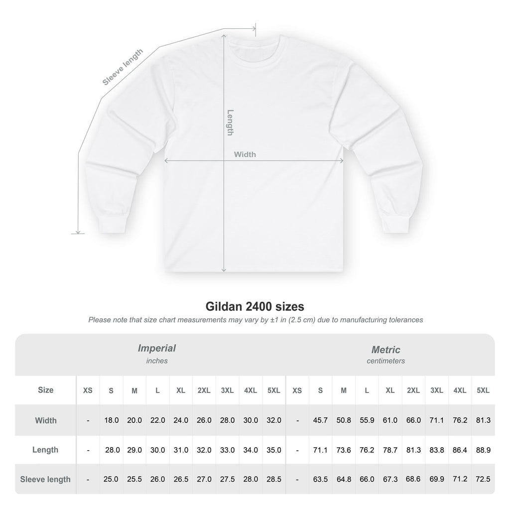 Unisex Ultra Cotton Long Sleeve Tee With SIKH logo.