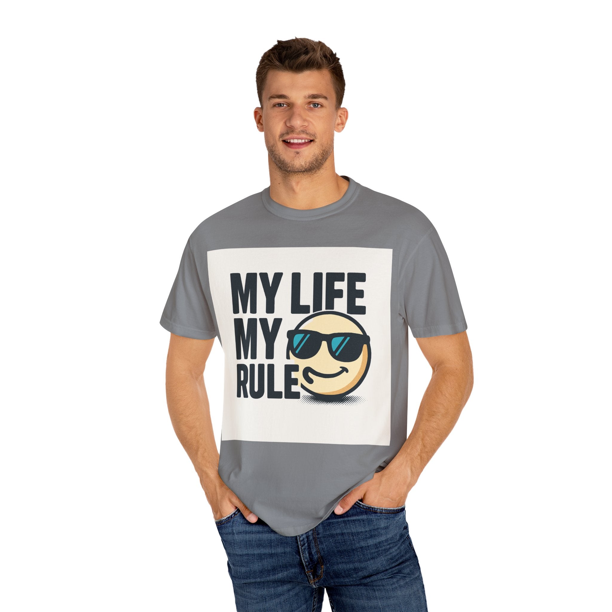 Casual Motivational T-Shirt - My Life My Rule, Progress Over Perfection, Unisex Graphic Tee, Everyday Wear, Gift for Friends, Stylish [...]