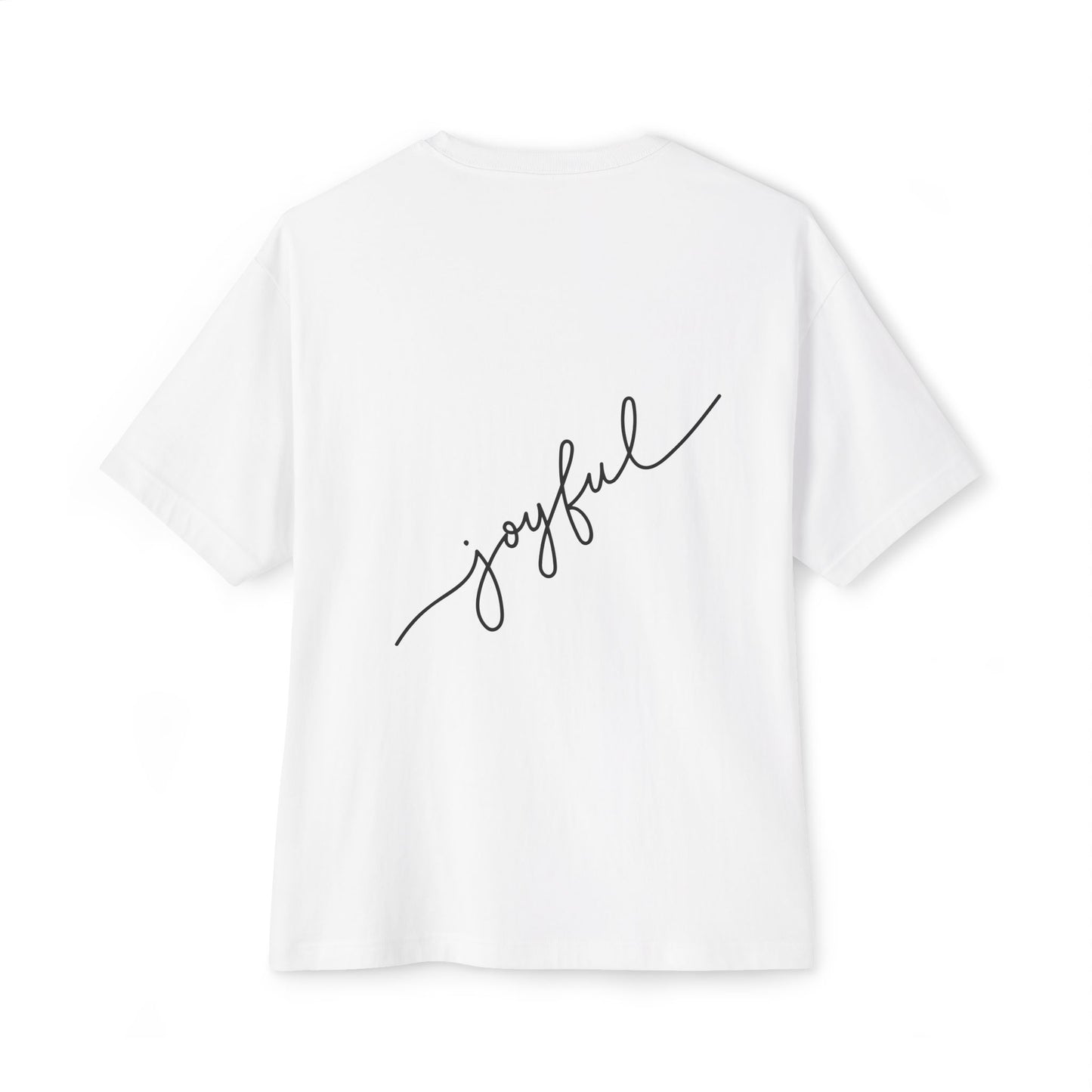 Heartfelt Joy Unisex Oversized Boxy Tee | Casual Love Shirt, Gift for Her, Valentine's Day, Everyday Style, Positive Vibes