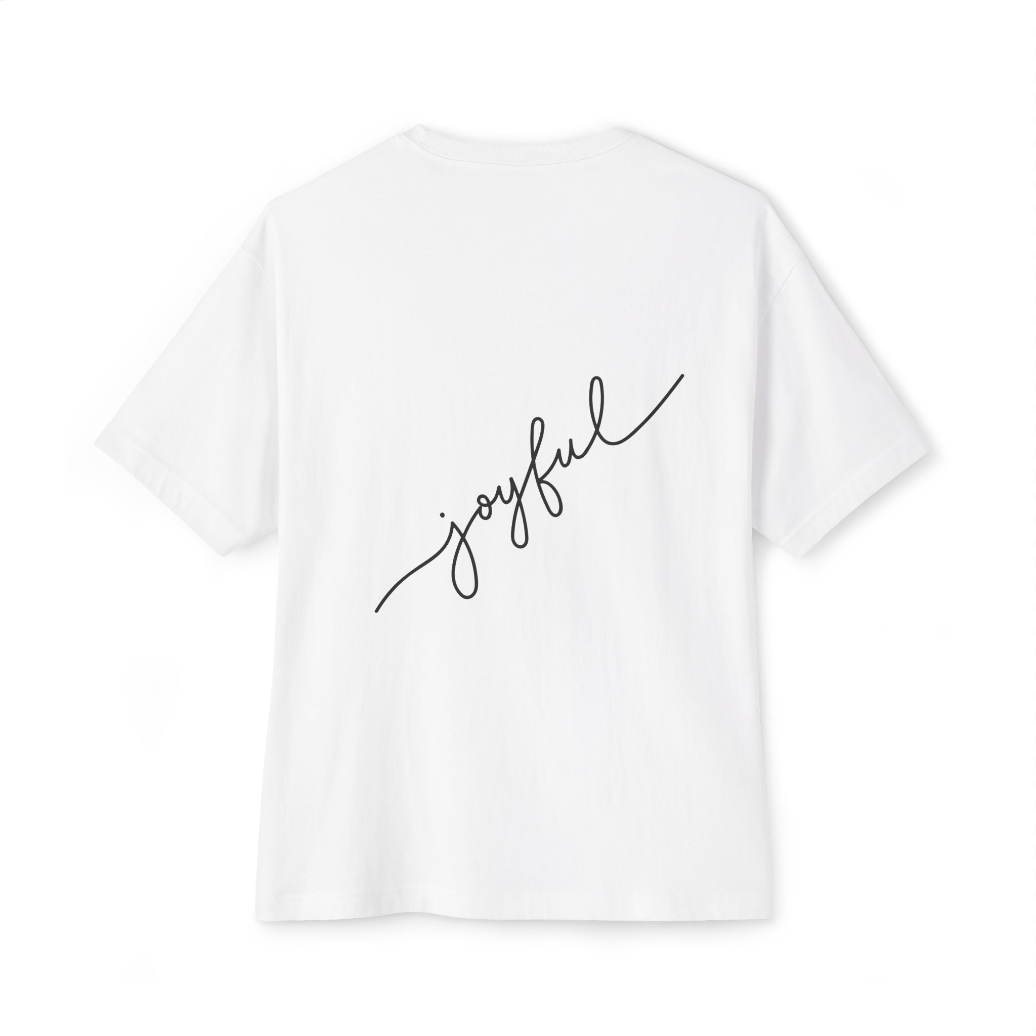 Heartfelt Joy Unisex Oversized Boxy Tee | Casual Love Shirt, Gift for Her, Valentine's Day, Everyday Style, Positive Vibes