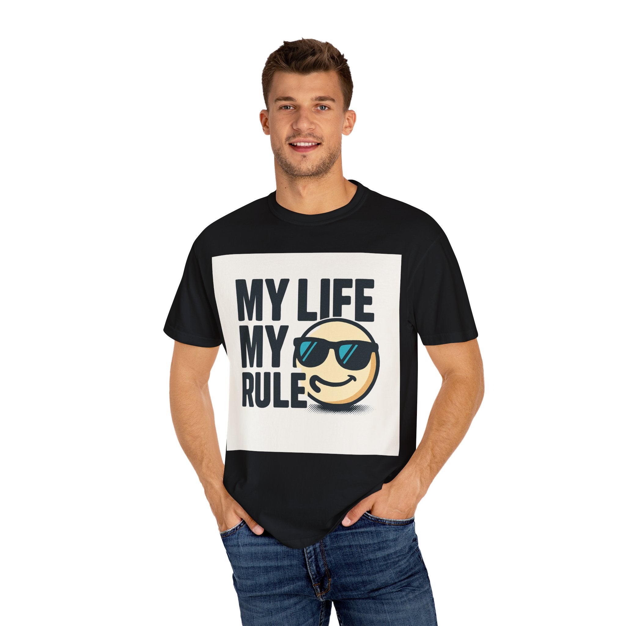 Casual Motivational T-Shirt - My Life My Rule, Progress Over Perfection, Unisex Graphic Tee, Everyday Wear, Gift for Friends, Stylish [...]