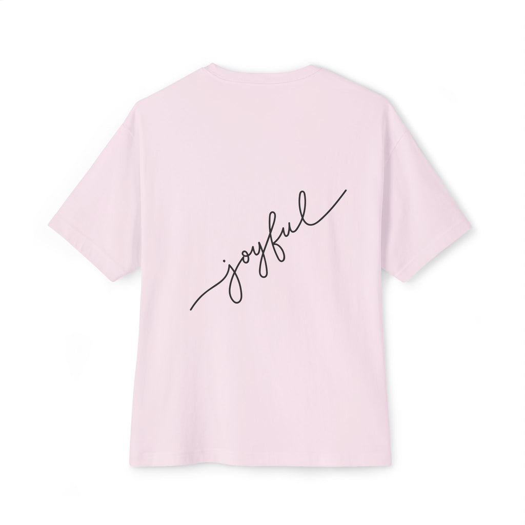Heartfelt Joy Unisex Oversized Boxy Tee | Casual Love Shirt, Gift for Her, Valentine's Day, Everyday Style, Positive Vibes