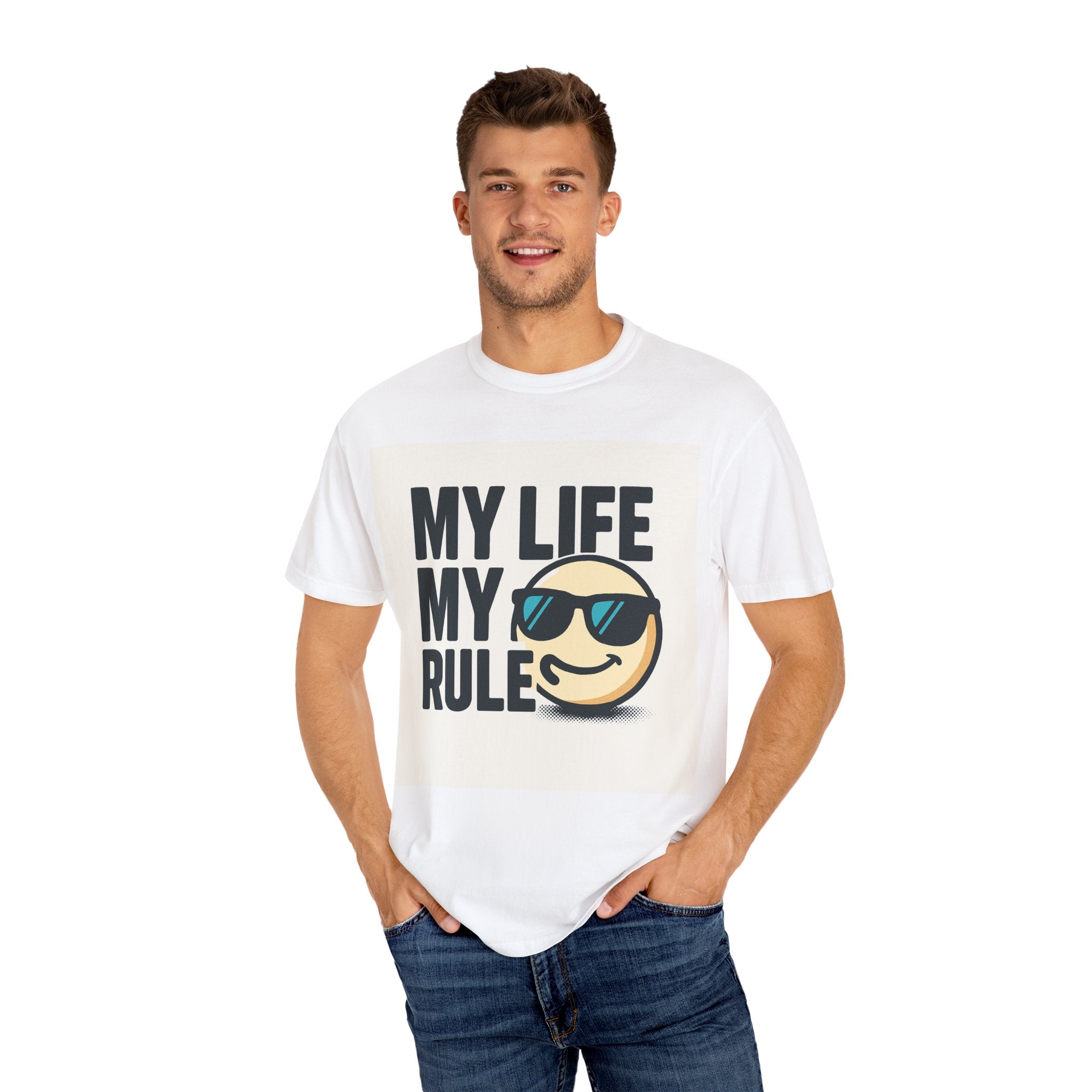 Casual Motivational T-Shirt - My Life My Rule, Progress Over Perfection, Unisex Graphic Tee, Everyday Wear, Gift for Friends, Stylish [...]