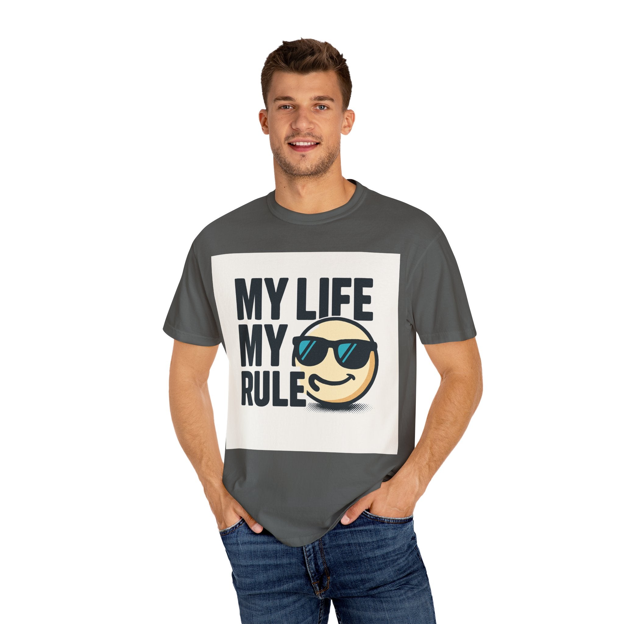 Casual Motivational T-Shirt - My Life My Rule, Progress Over Perfection, Unisex Graphic Tee, Everyday Wear, Gift for Friends, Stylish [...]