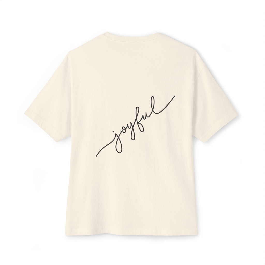 Heartfelt Joy Unisex Oversized Boxy Tee | Casual Love Shirt, Gift for Her, Valentine's Day, Everyday Style, Positive Vibes