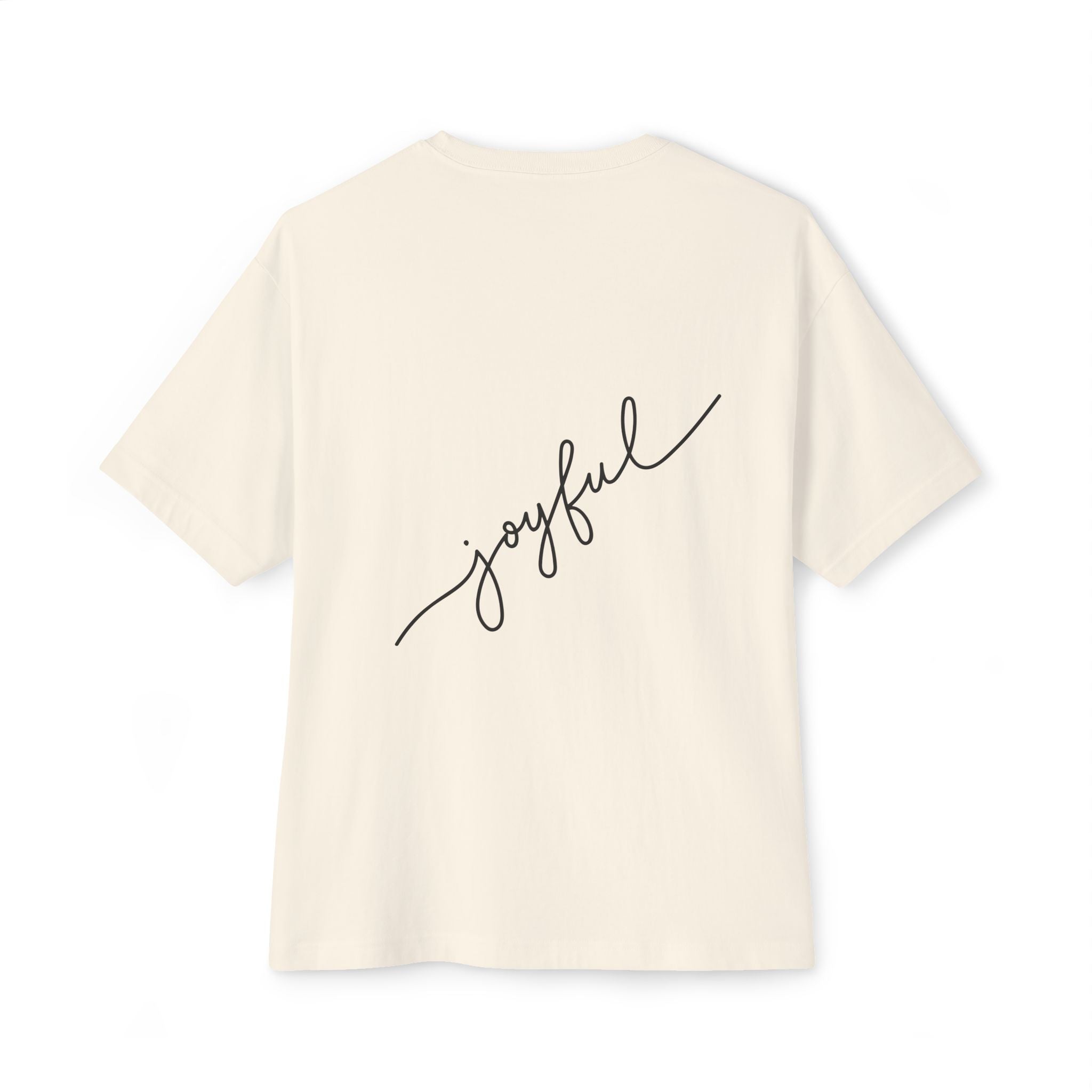 Heartfelt Joy Unisex Oversized Boxy Tee | Casual Love Shirt, Gift for Her, Valentine's Day, Everyday Style, Positive Vibes